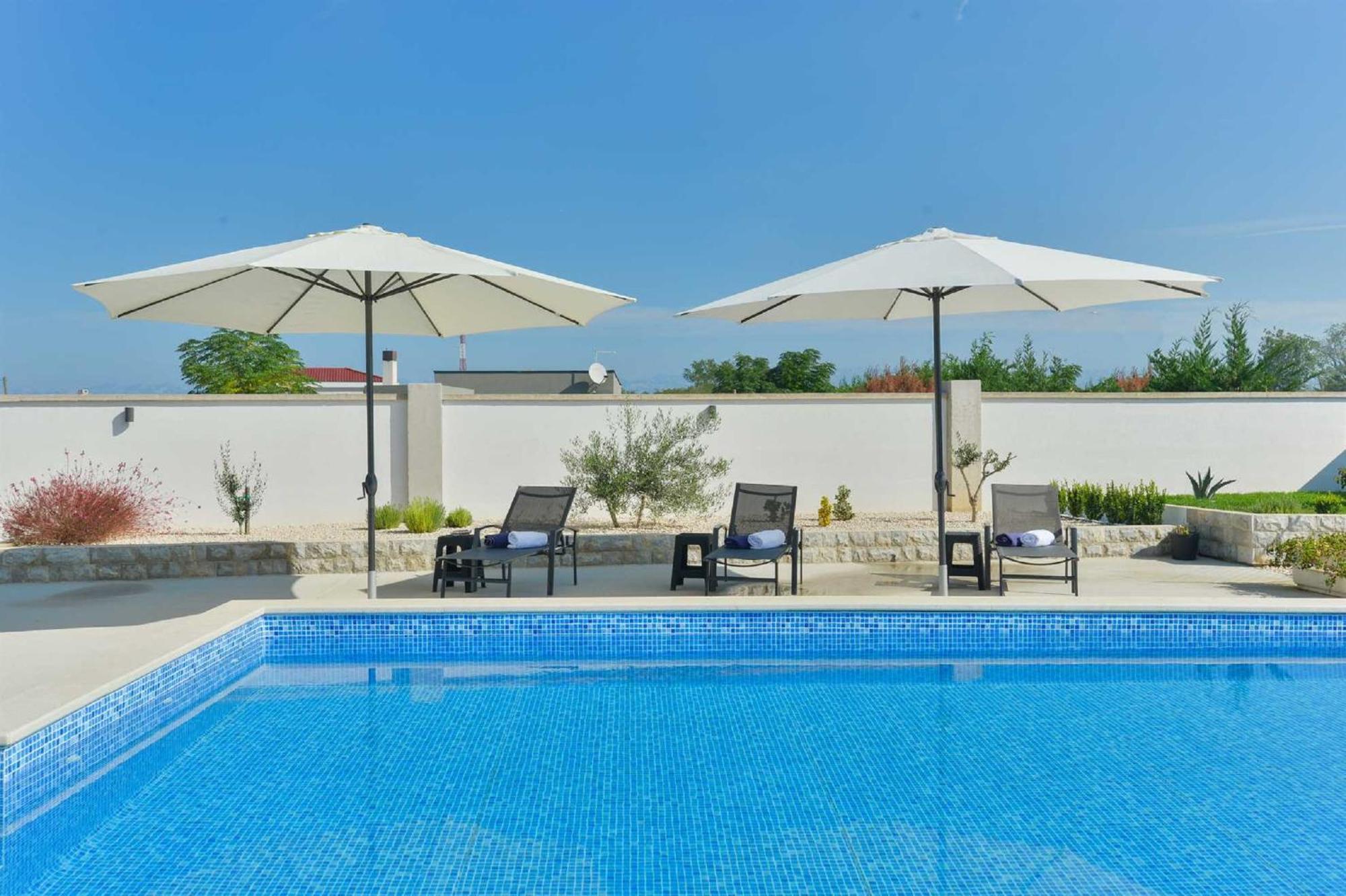 Villa Miranda With Pool Zaton  Exterior photo