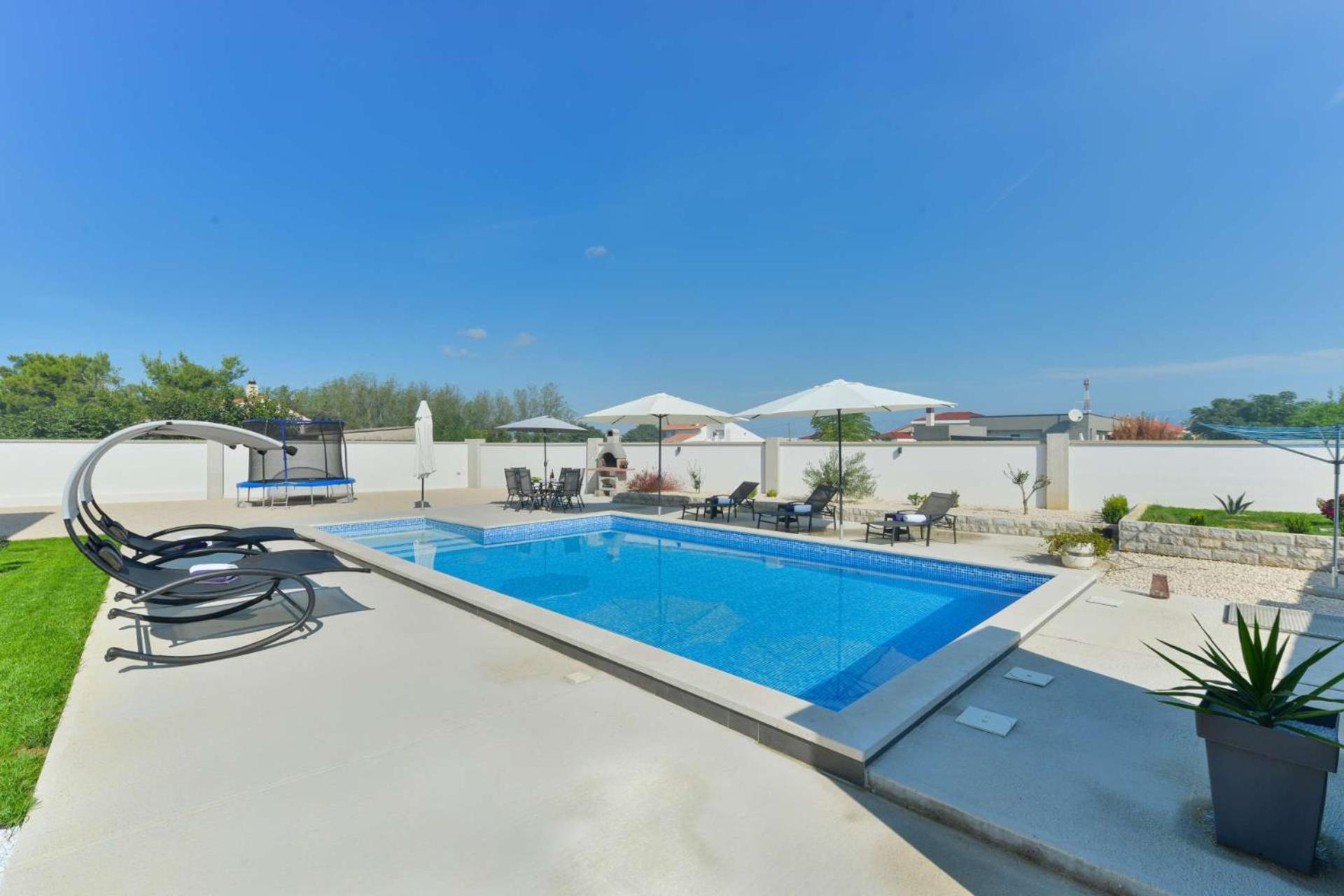 Villa Miranda With Pool Zaton  Exterior photo
